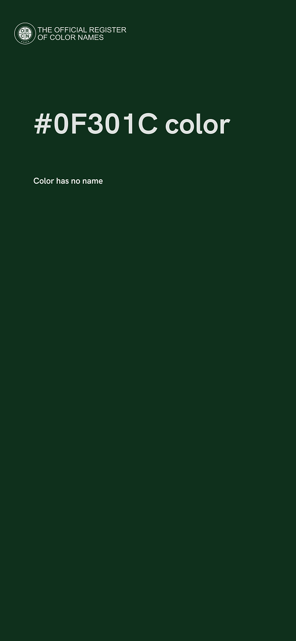#0F301C color image