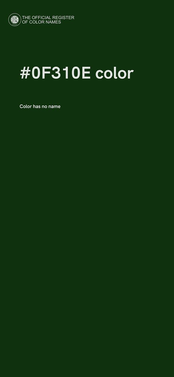 #0F310E color image