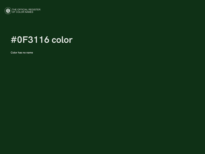 #0F3116 color image