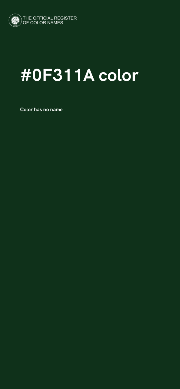 #0F311A color image