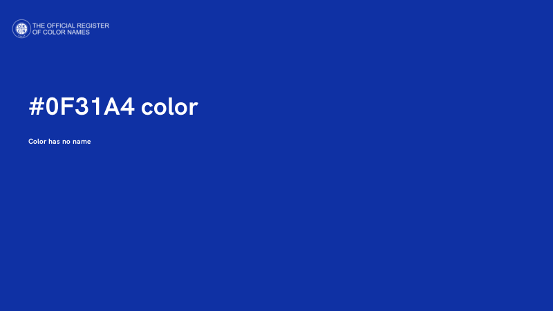 #0F31A4 color image