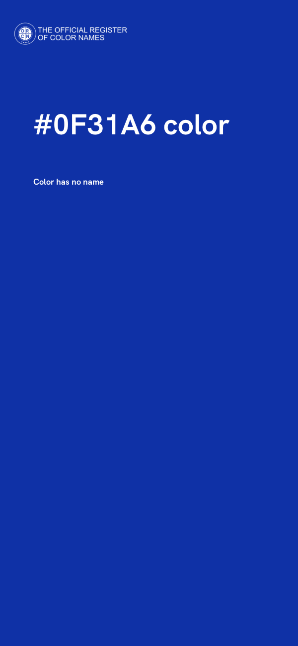 #0F31A6 color image
