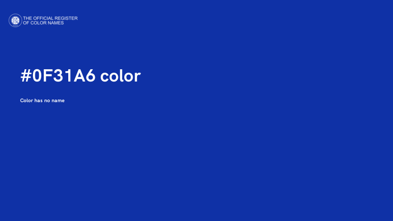 #0F31A6 color image