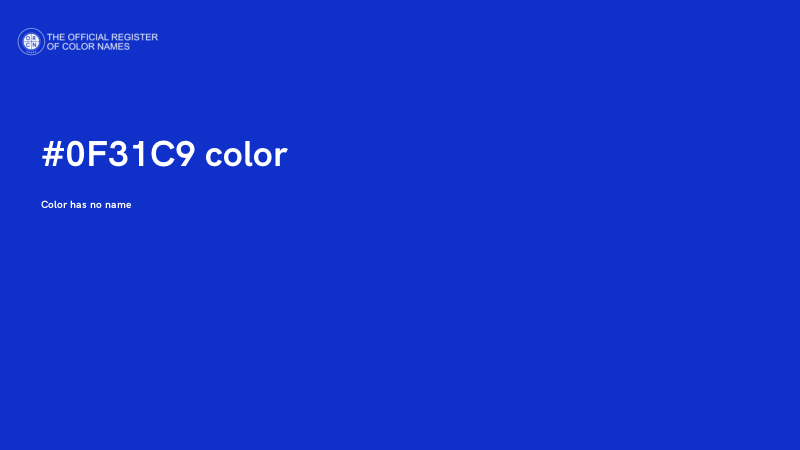 #0F31C9 color image