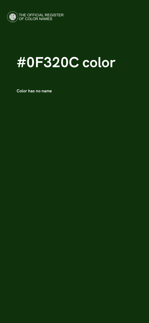 #0F320C color image