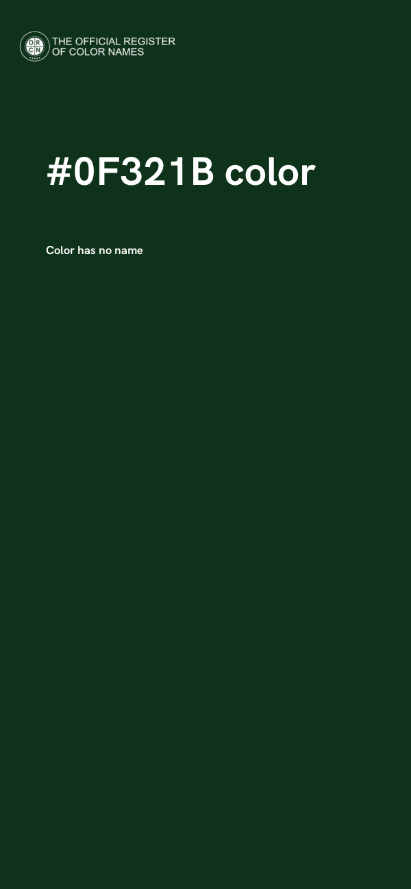 #0F321B color image