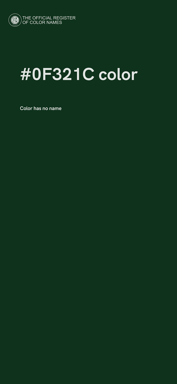 #0F321C color image