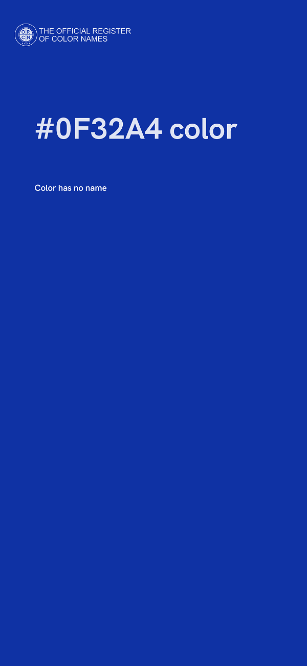 #0F32A4 color image