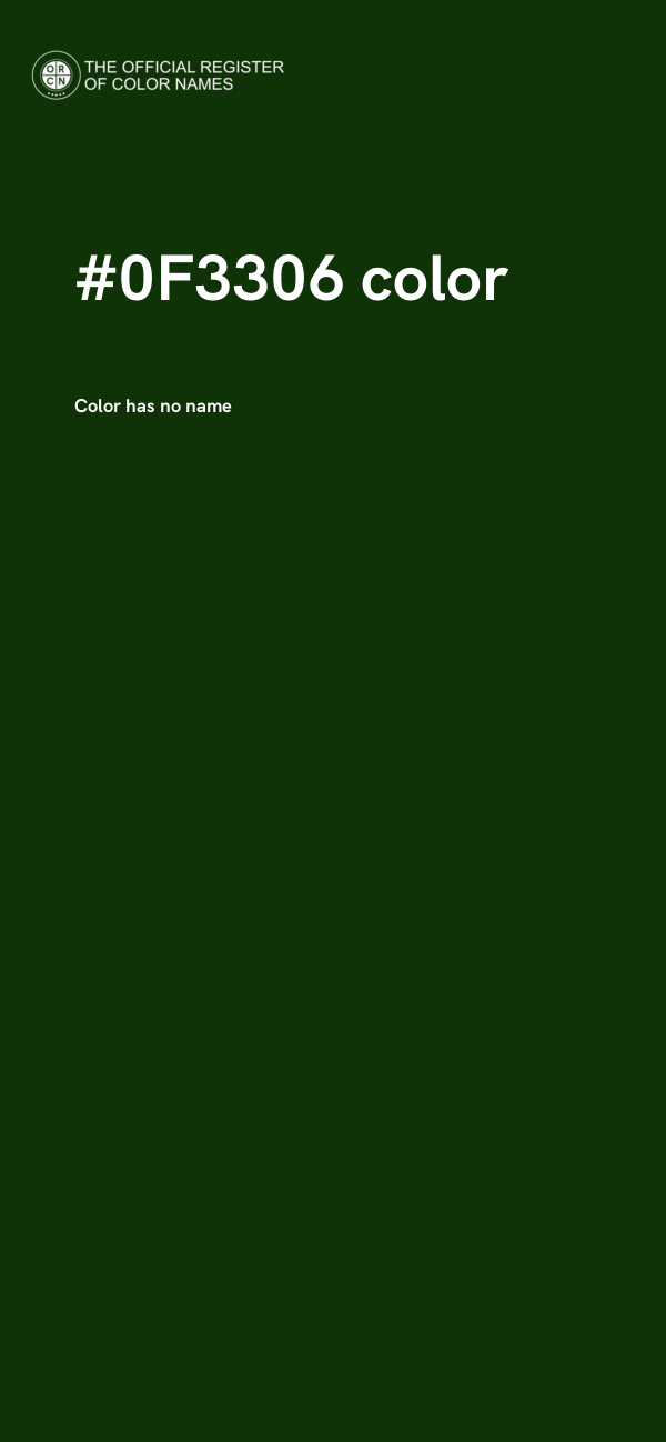 #0F3306 color image
