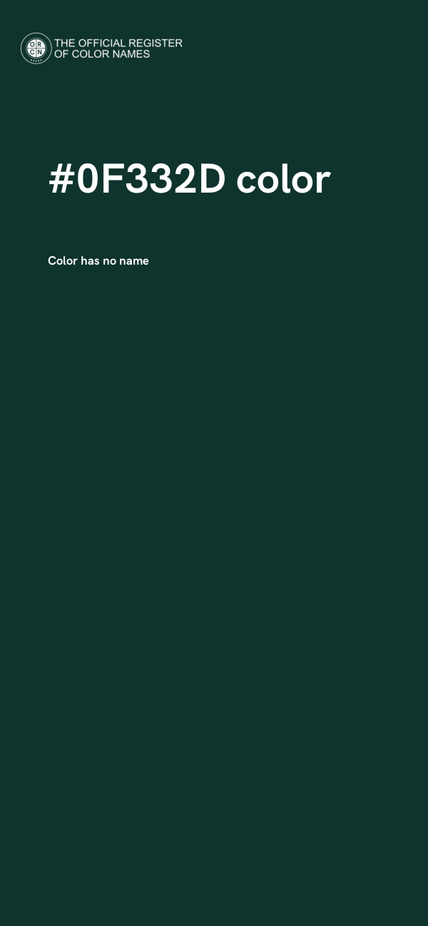 #0F332D color image