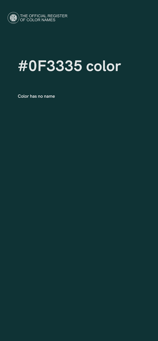 #0F3335 color image