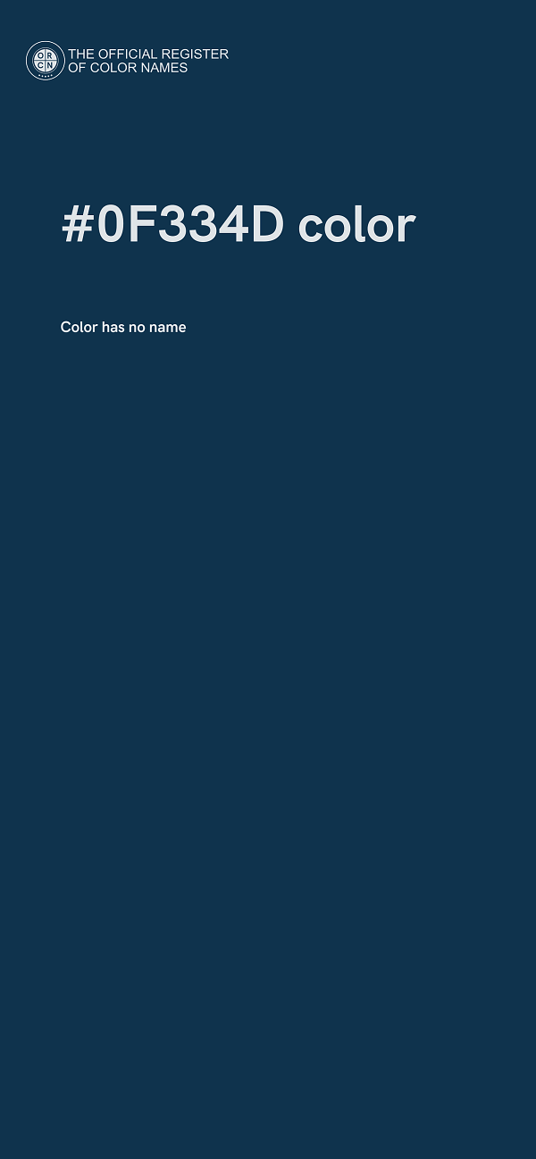 #0F334D color image