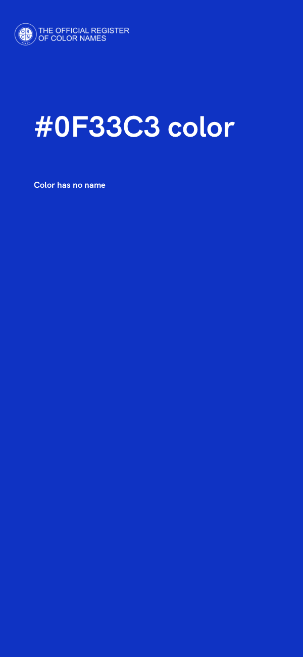 #0F33C3 color image