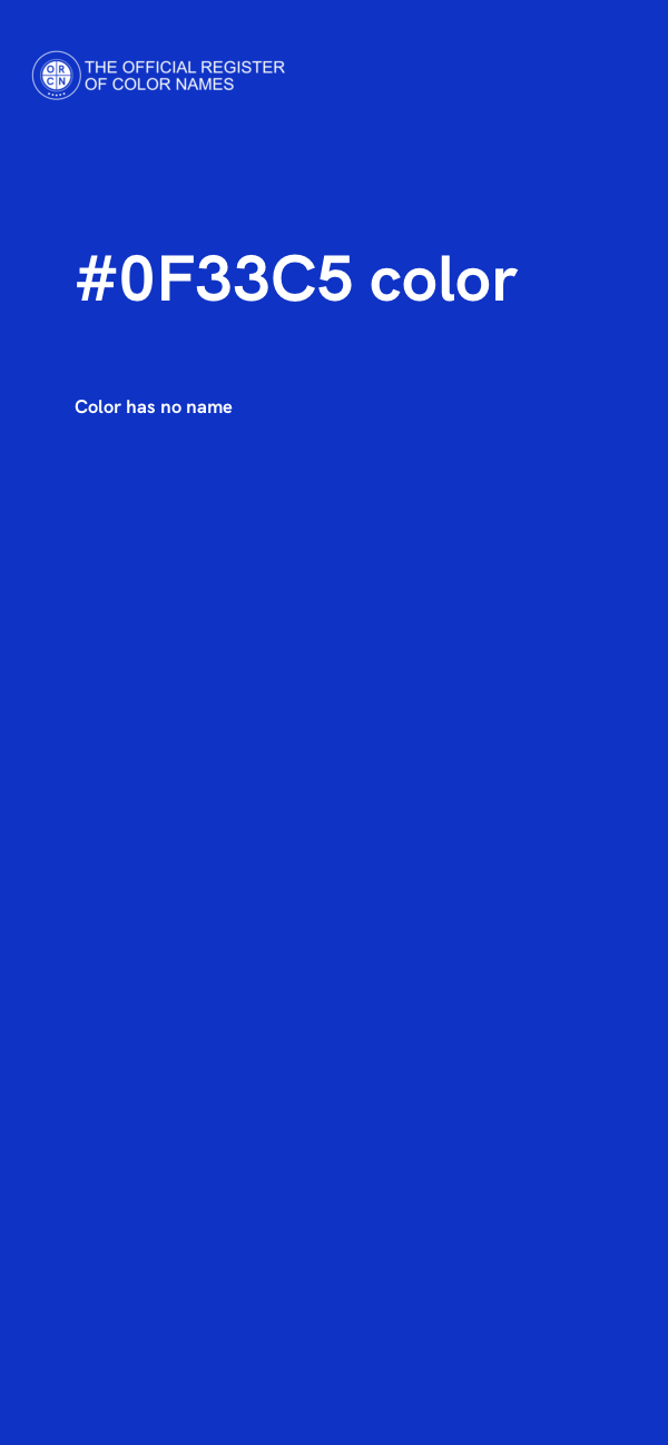 #0F33C5 color image