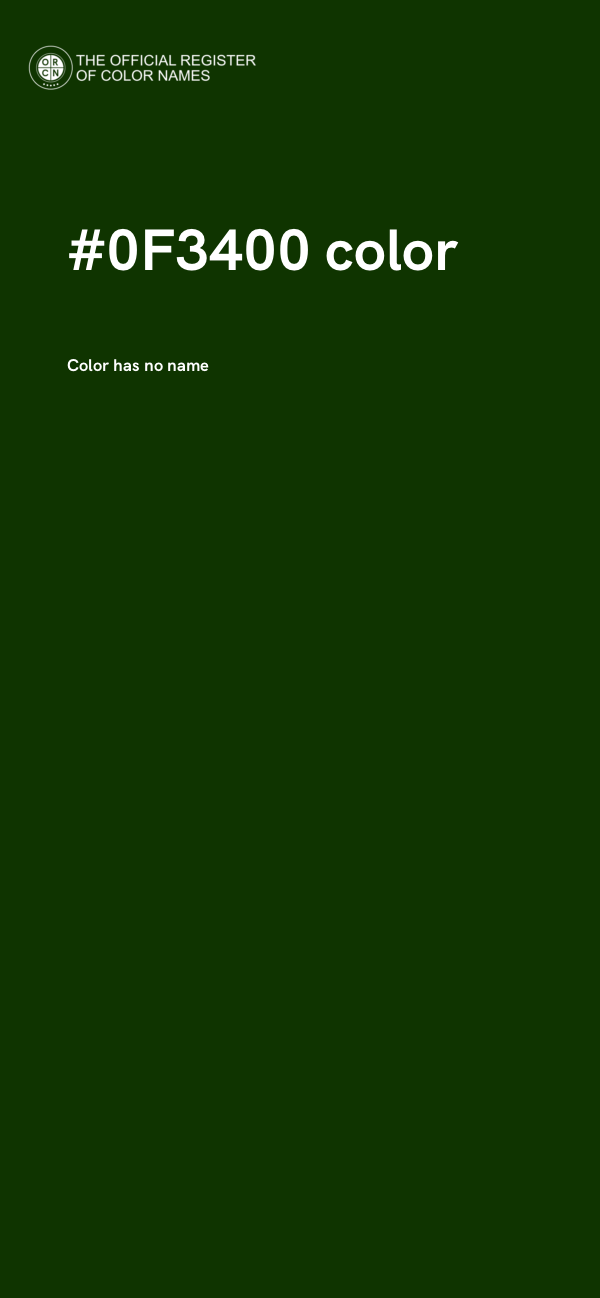 #0F3400 color image