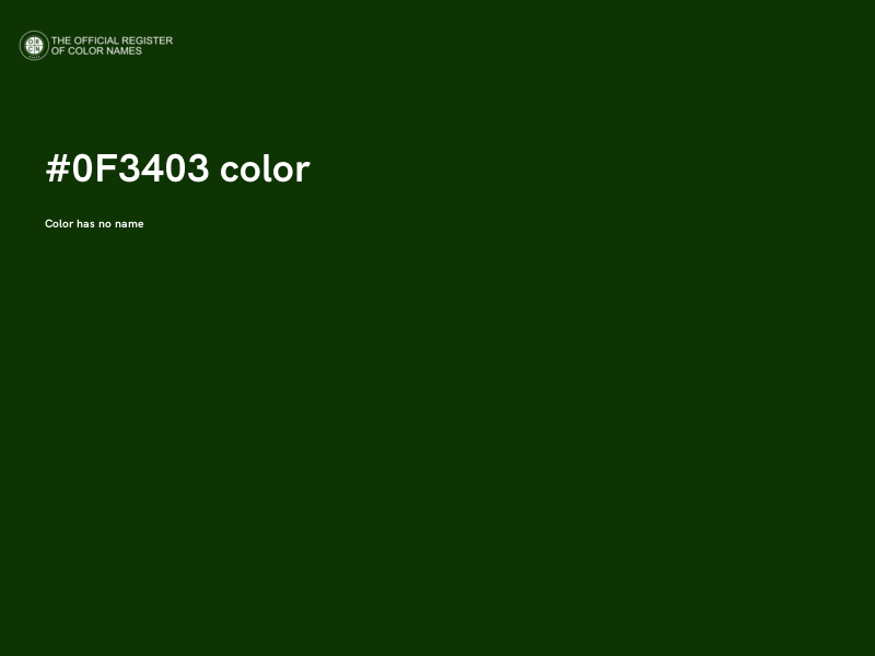 #0F3403 color image