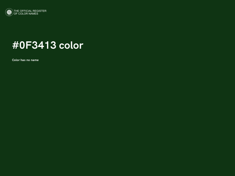 #0F3413 color image