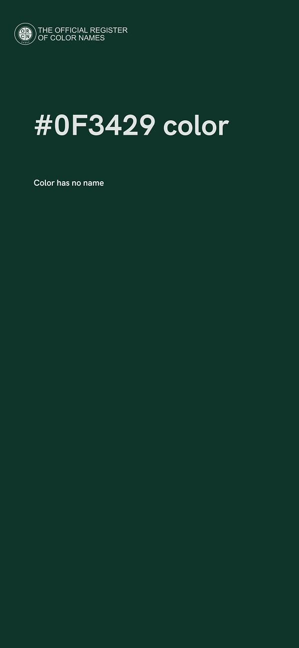 #0F3429 color image