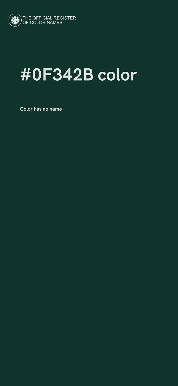 #0F342B color image