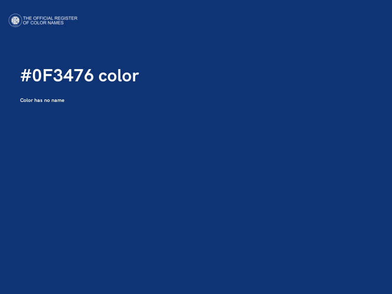 #0F3476 color image