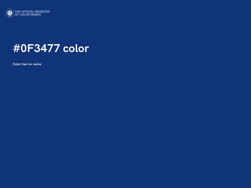 #0F3477 color image