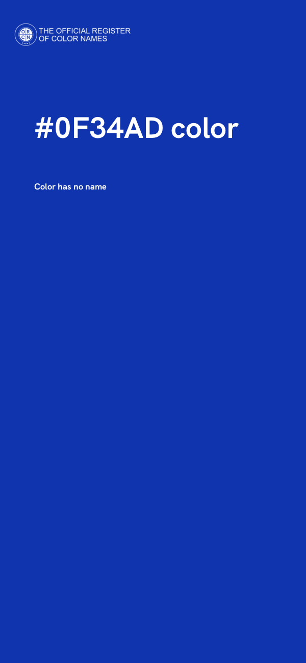 #0F34AD color image