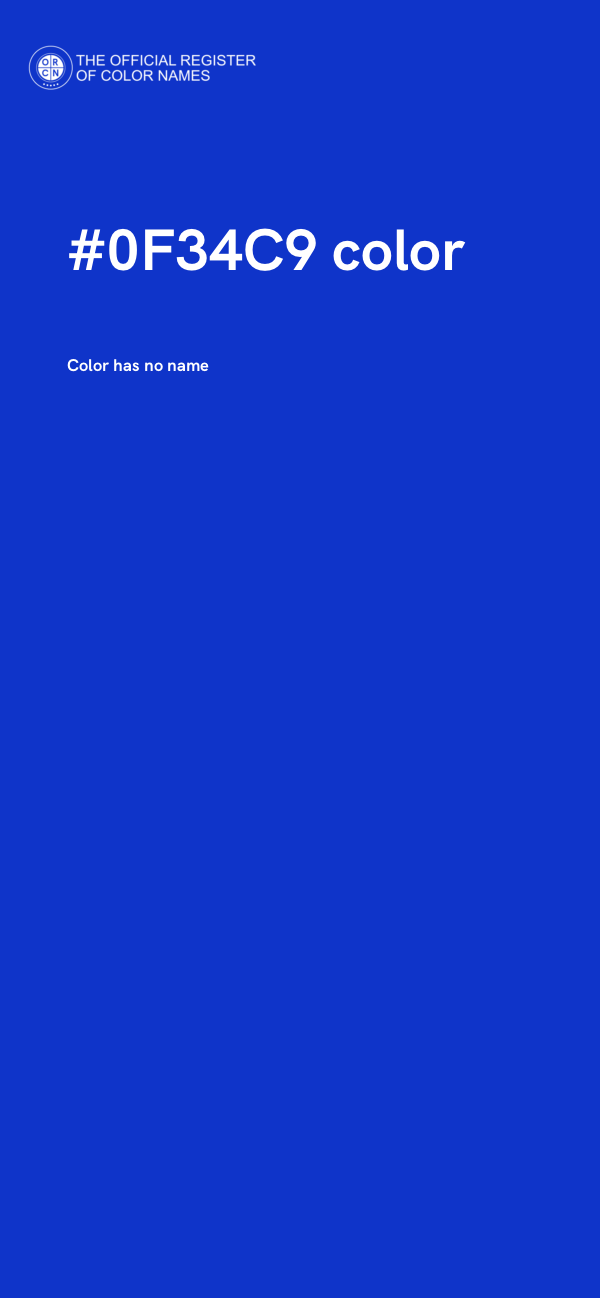#0F34C9 color image