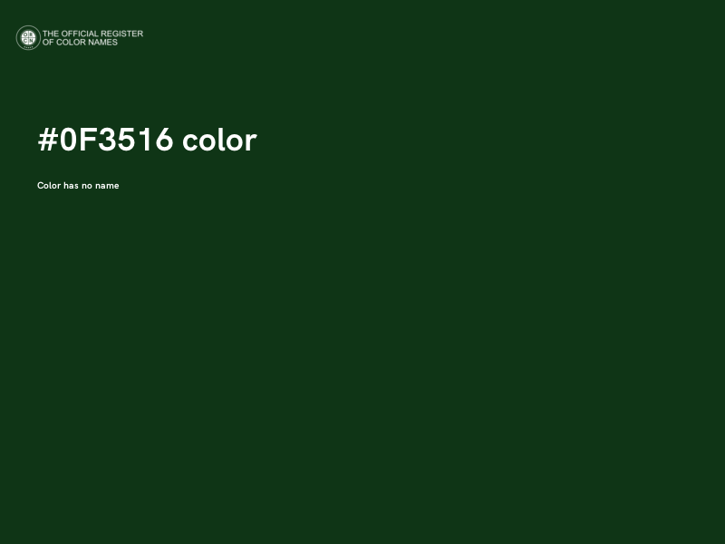 #0F3516 color image
