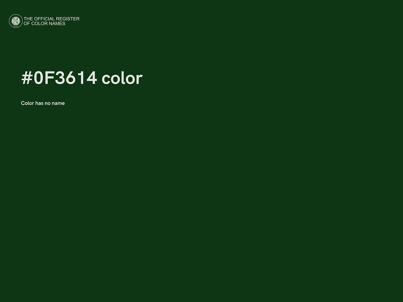 #0F3614 color image