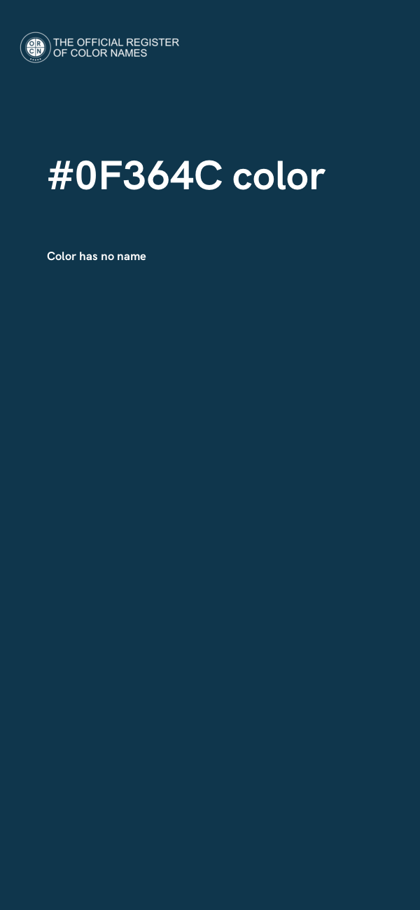 #0F364C color image