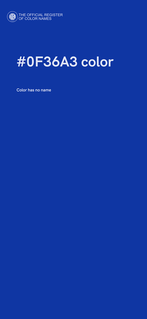#0F36A3 color image