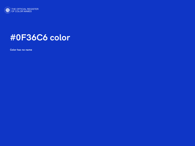 #0F36C6 color image