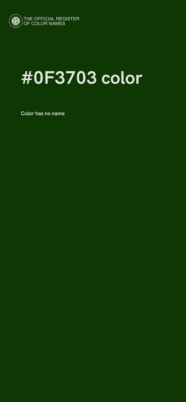 #0F3703 color image