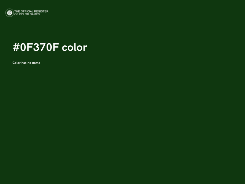 #0F370F color image