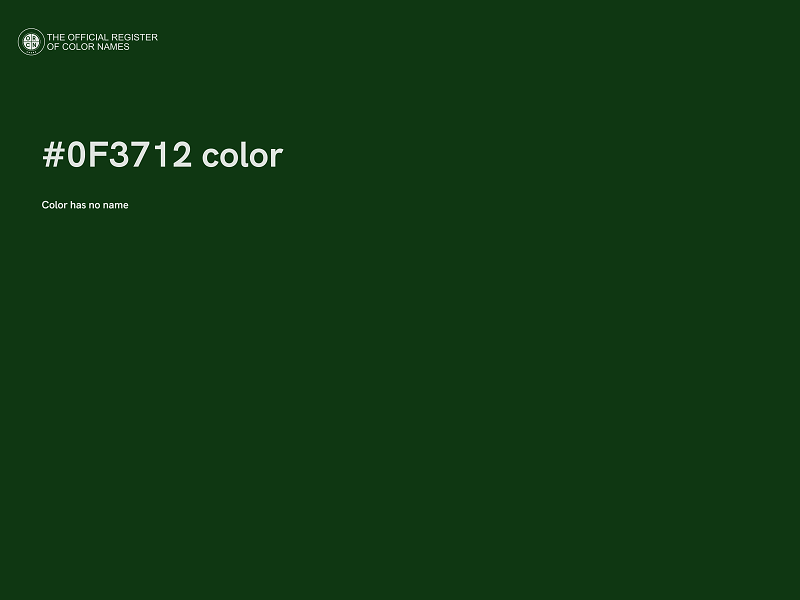 #0F3712 color image