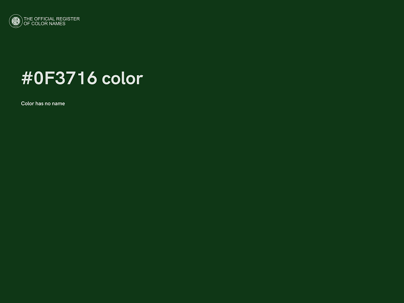 #0F3716 color image