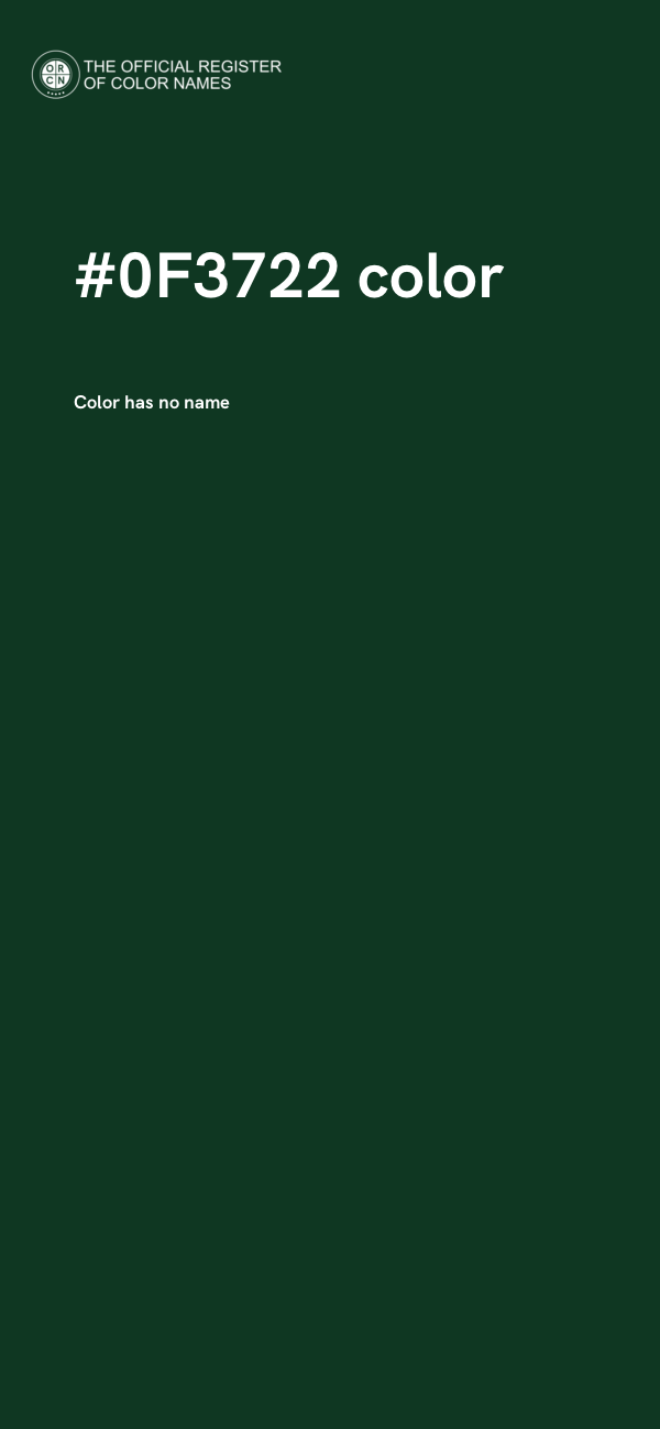 #0F3722 color image