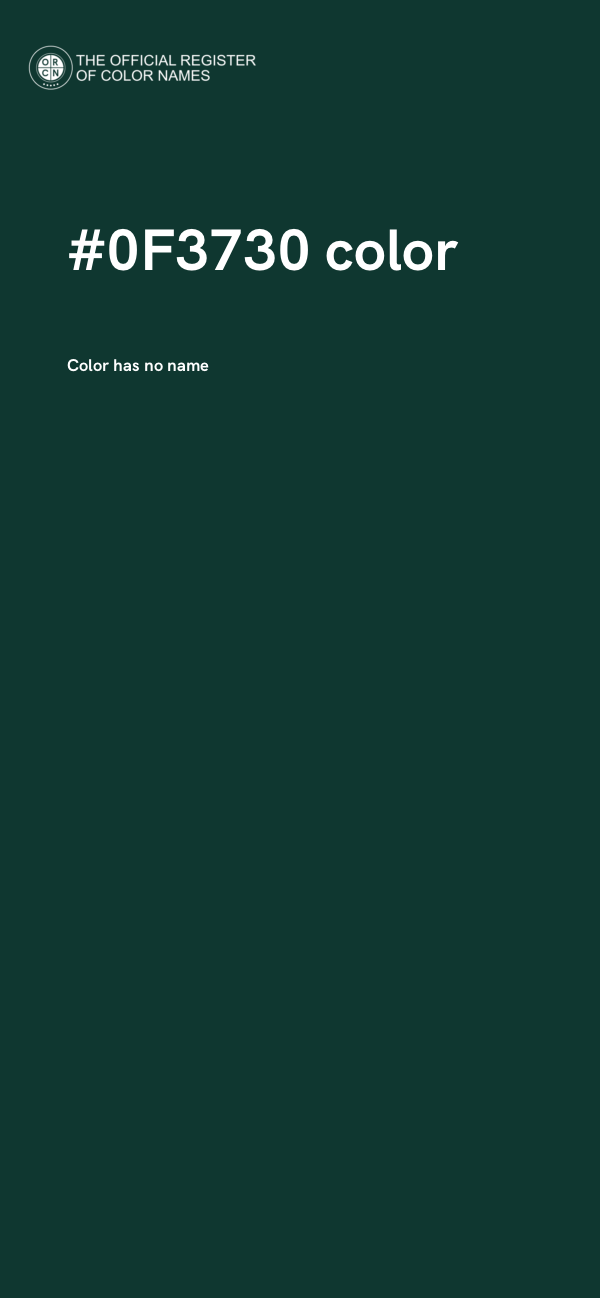 #0F3730 color image