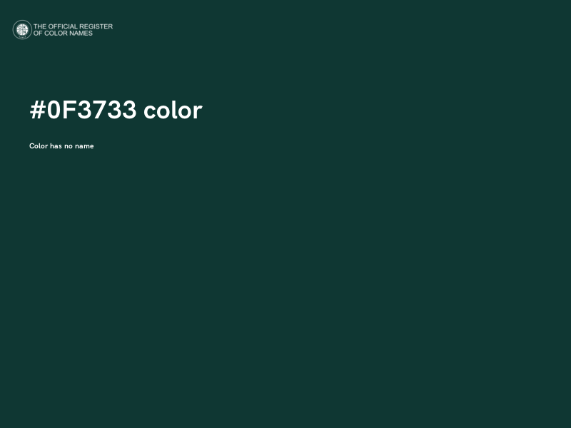 #0F3733 color image