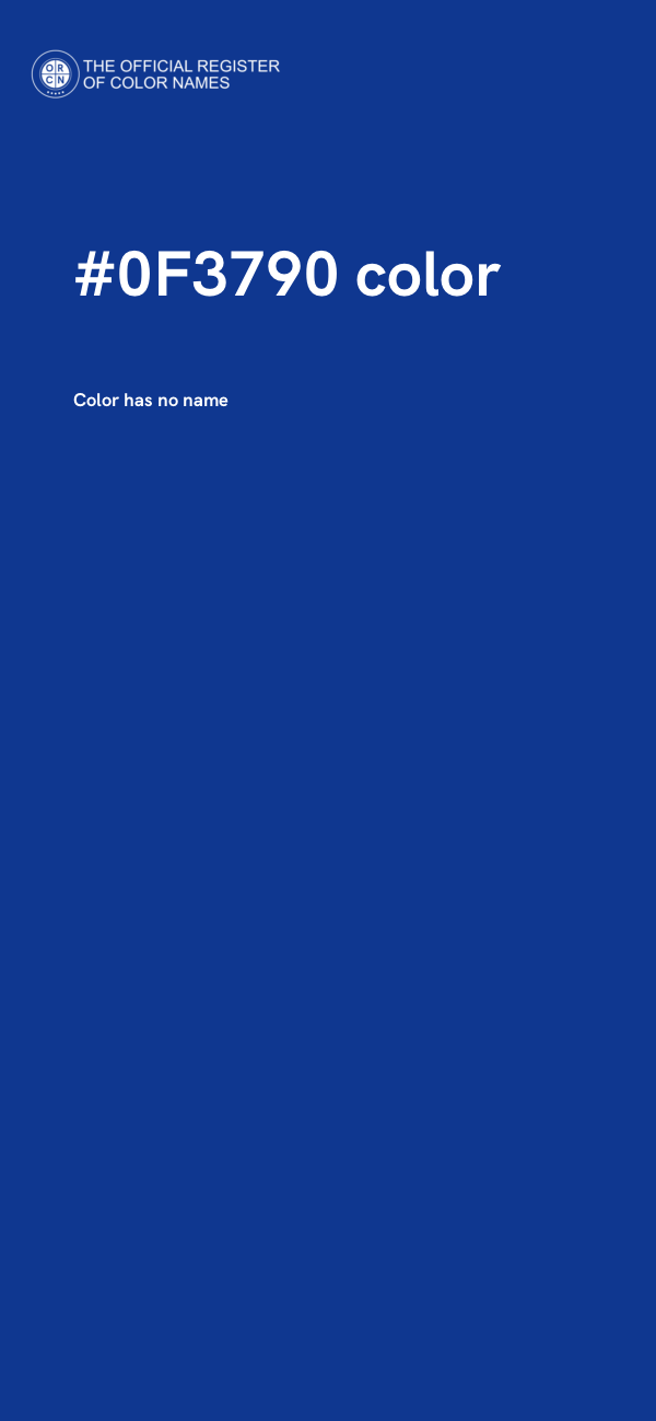 #0F3790 color image
