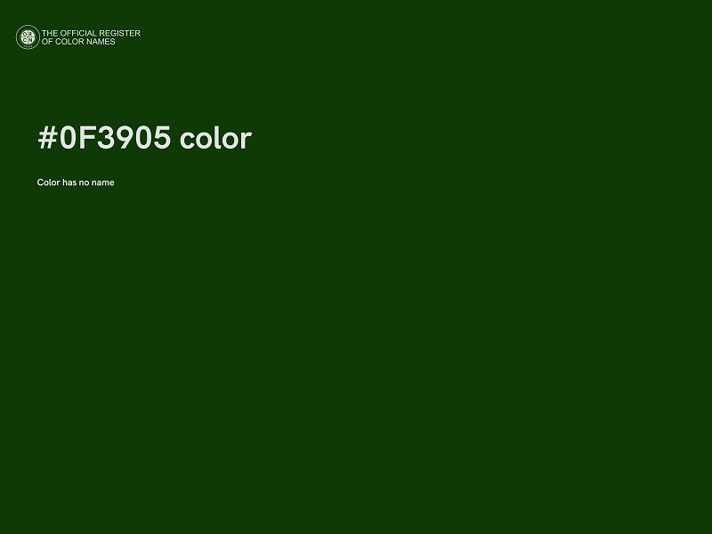 #0F3905 color image