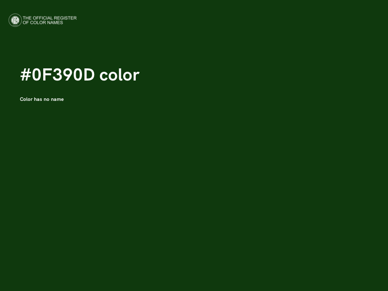 #0F390D color image