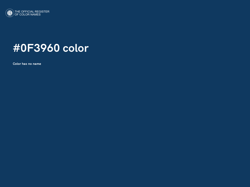 #0F3960 color image