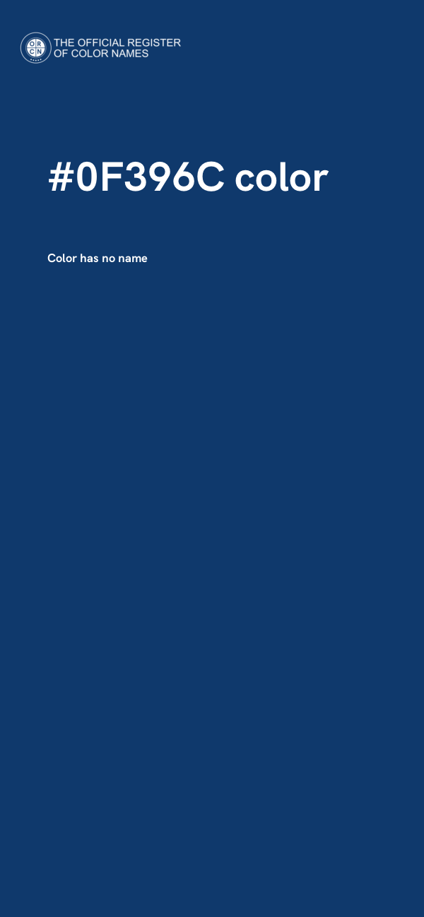 #0F396C color image