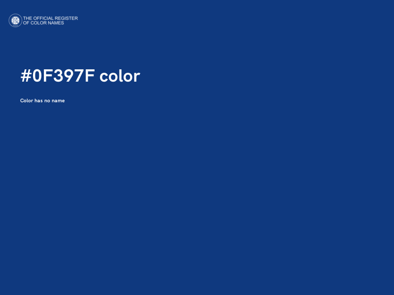 #0F397F color image