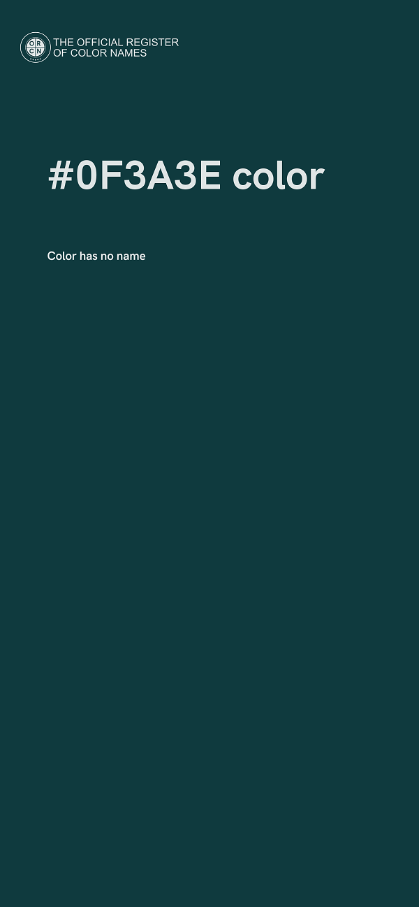 #0F3A3E color image