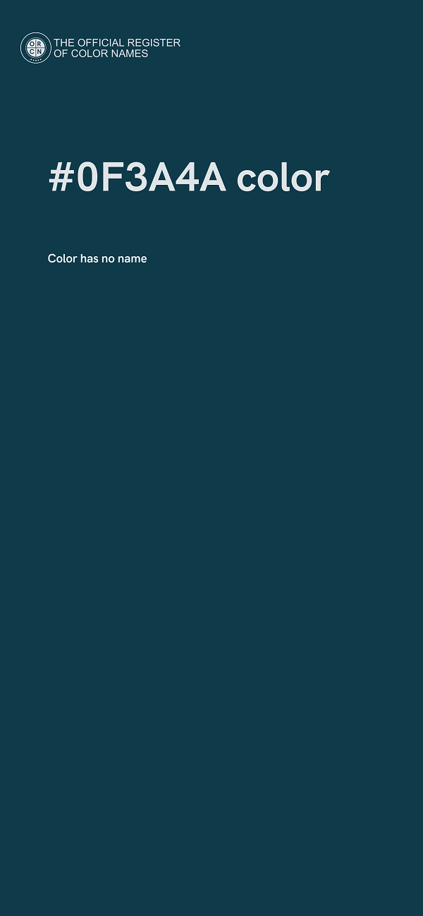 #0F3A4A color image