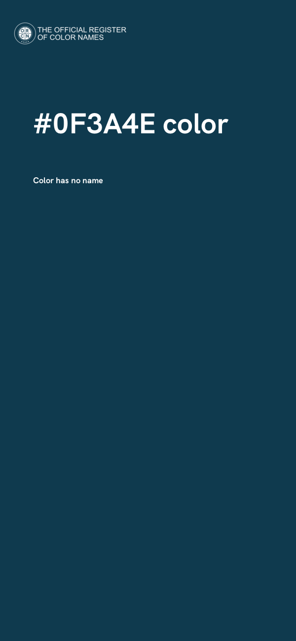 #0F3A4E color image