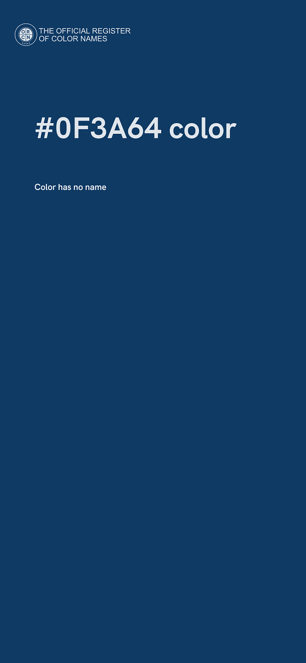 #0F3A64 color image