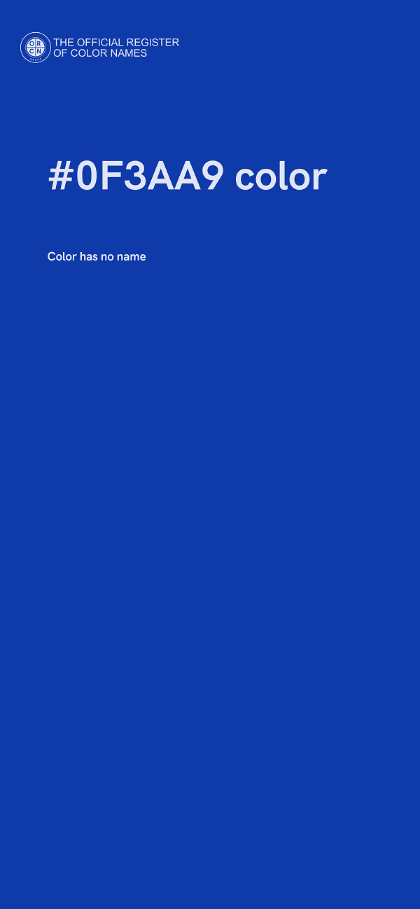 #0F3AA9 color image